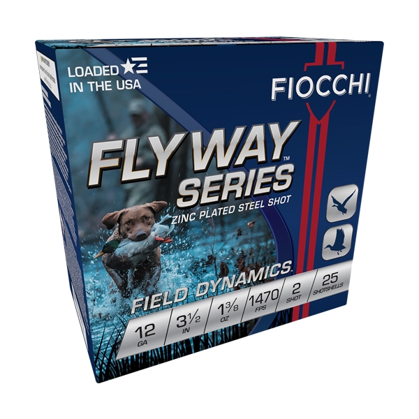 Fiocchi Flyway 12ga 3.5" #2 - 25rd 10bx/cs 1470fps 1-3/8oz