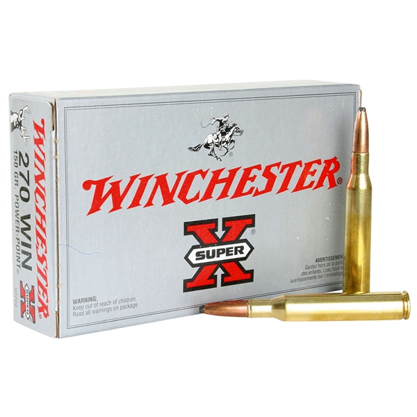 Winchester Ammo Super-x, Win X2704         270    150pp       20/10