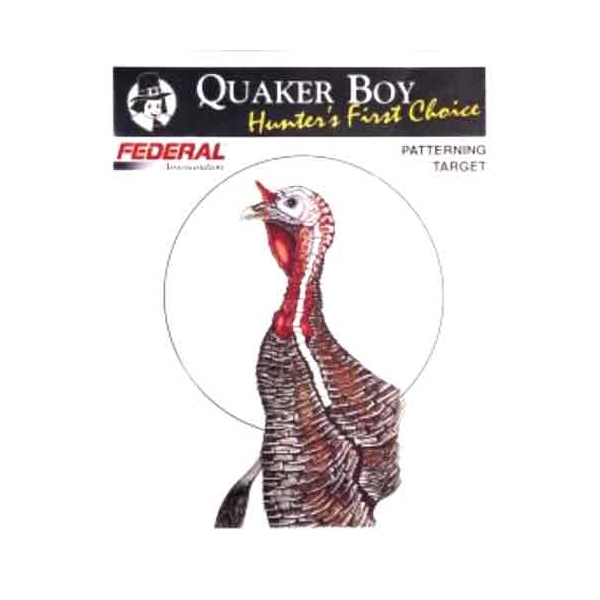 Quaker Boy Paper Target Turkey - 20" X 20" Rolled 10-pack