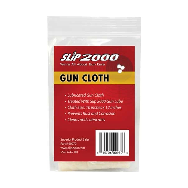 Slip 2000 Gun Cleaning Cloth - 10"x12"
