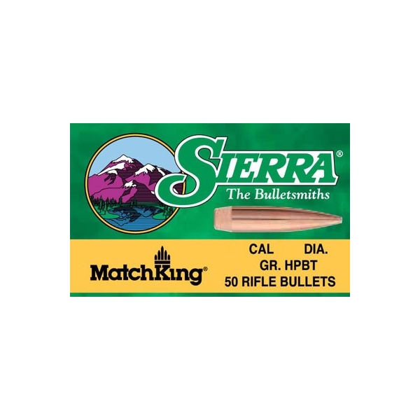 Sierra Bullets .30 Cal .308 - 175gr Hp-bt Match 100ct