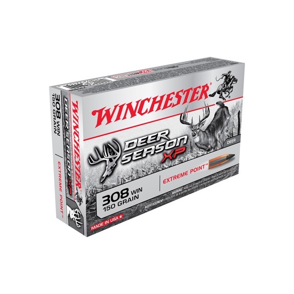 Winchester Deer Xp 308win 150g - 20rd 10bx/cs Extreme Point