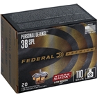 Federal Premium 38 Spcl 110gr - 20rd 10bx/cs Hydra-shok Jhp