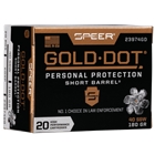 Speer Ammo Gold Dot, Speer 23974gd Gold Dot 40s    180 Hp Sb      20/10