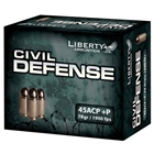 Liberty Civil Defense - 20rd 50bx/cs 45acp 78gr Hp