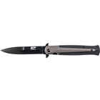 S&w Knife M&p Dagger 4" Blade - Black/fde W/ Pocket Clip