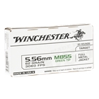 Winchester Usa 5.56x45 62gr - 20rd 50bx/cs Green Tip