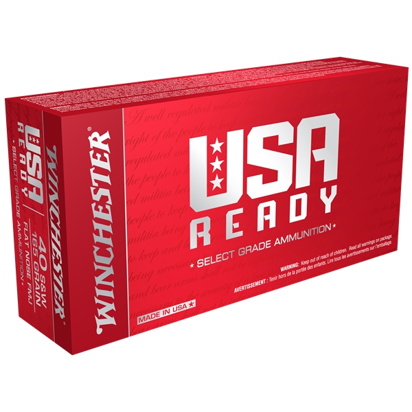 Winchester Ammo Usa Ready, Win Red40     40s        165 Fmjfn   50/10 Usready
