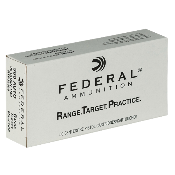 Federal Range And Target, Fed Rtp38095    380         95 Fmj  Rngtrt 50/20