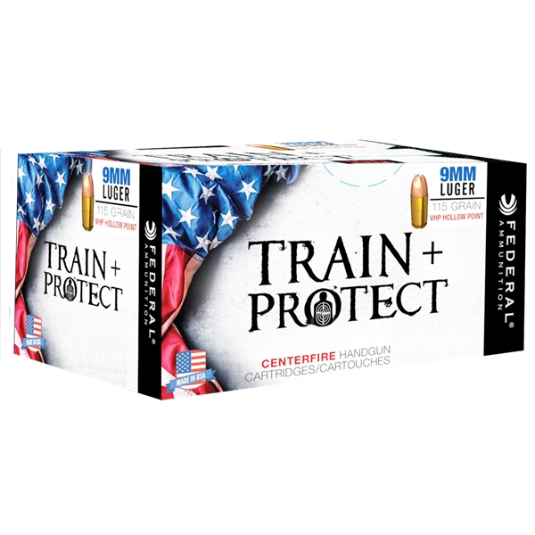 Federal Train + Protect, Fed Tp9vhp1    9mm    115 Trn/pro          50/10
