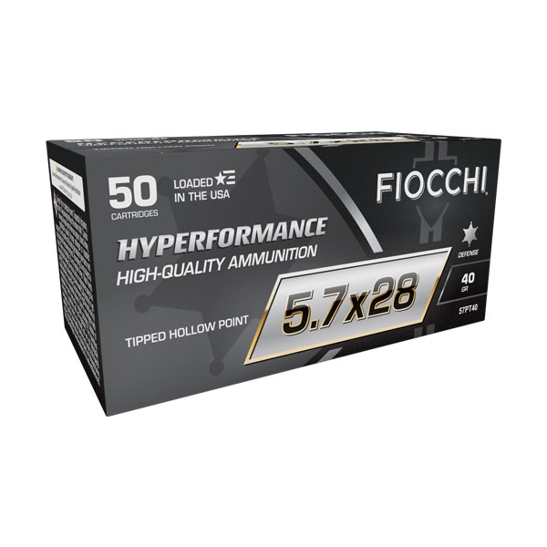 Fiocchi 5.7x28mm 40gr Jhp - 50rd 10bx/cs