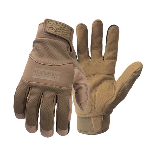 Strongsuit General Utility Pls - Gloves Large Coyote Lthr Palm