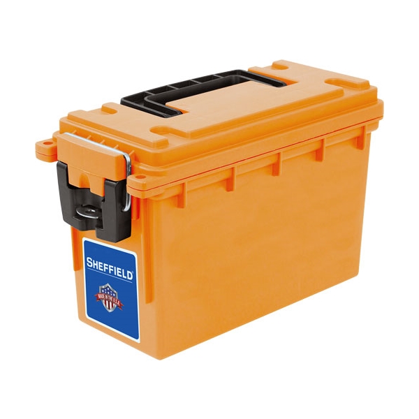 Sheffield Field/ammo Box - Safety Orange Made In Usa