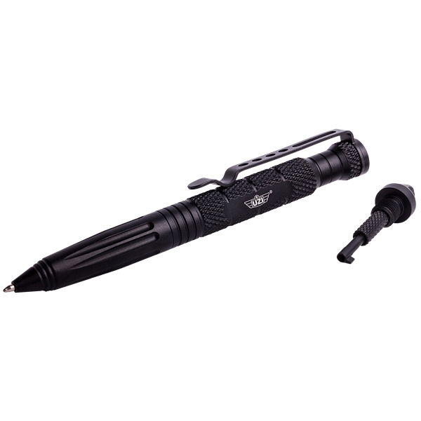 Uzi Accessories Tactical Pen, Camp Uzitacpen6bk Uzi Tac Pen 6 Black