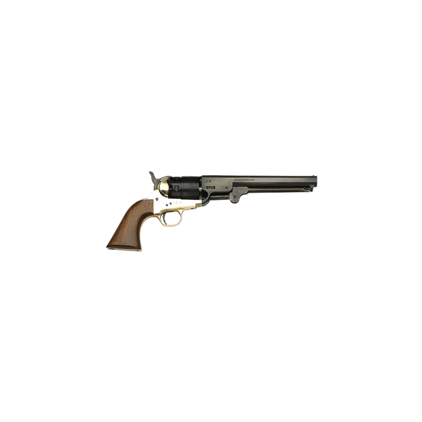 Traditions Bp Revolver 1851 - Navy .44 Cal 7.378" Brass/wal