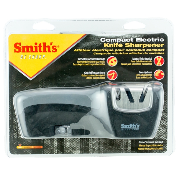 Smiths Products Electric Knife Sharpener, Smiths 50005 Compact Electrc Sharpener