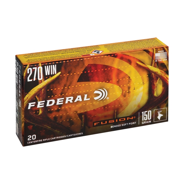 Federal Fusion 270 Winchester - 150gr Fusion 20rd 10bx/cs