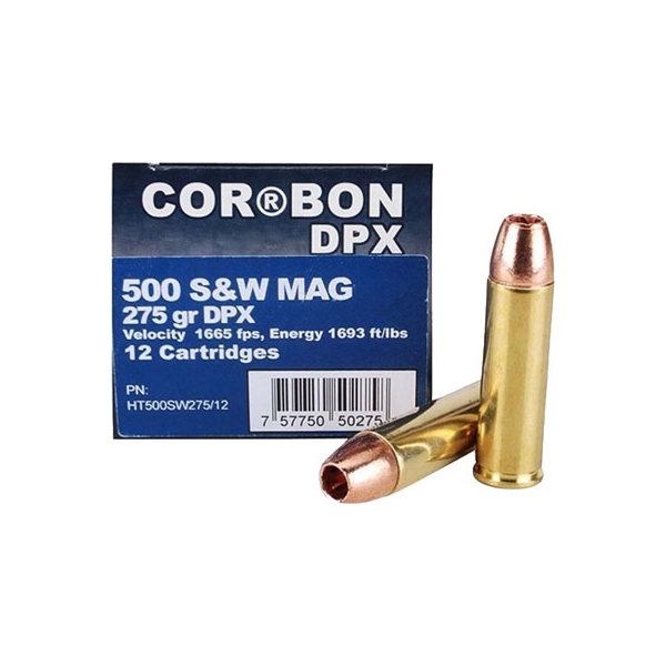 Corbon Ammo .500sw Magnum - 275gr Dpx 12rd 12bx/cs