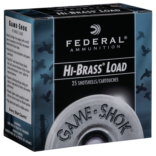Federal Game-shok, Fed H1265     Gmshk Hb 12    11/4        25/10