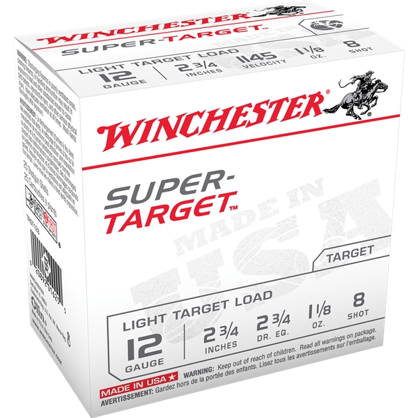 Winchester Ammo Super Target, Win Trgt128    Sup Tgt    11/8       25/10