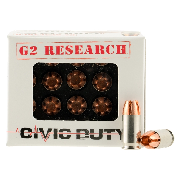 G2 Research Civic Duty, G2r        380 Acp   Civic Duty  20/25