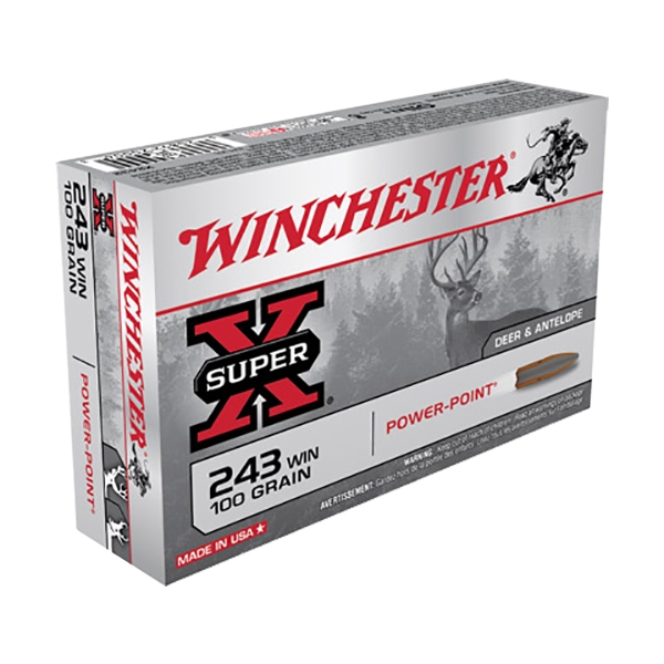 Winchester Ammo Super-x, Win X2432         243    100pp       20/10