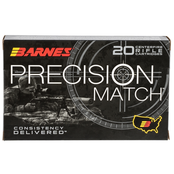 Barnes Bullets Precision Match, Brns 30728 Bb338lmm1   338lapua  300 Omtbt   20/10