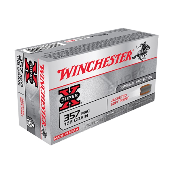 Winchester Ammo Super-x, Win X3575p    357 Mag 158 Jsp        50/10