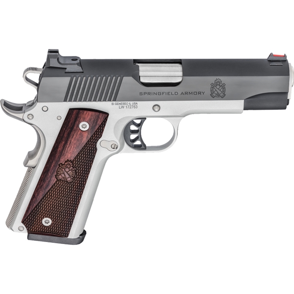 Springfield 1911 Ronin 9mm - 4.25" Ss/blued Wood Grips