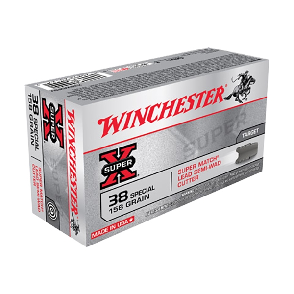 Winchester Ammo Super-x, Win X38wcpsv  38sp    158 Swcld      50/10