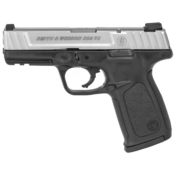 S&w Sd9ve 9mm 4" 10rd Dt Fs 2mgs