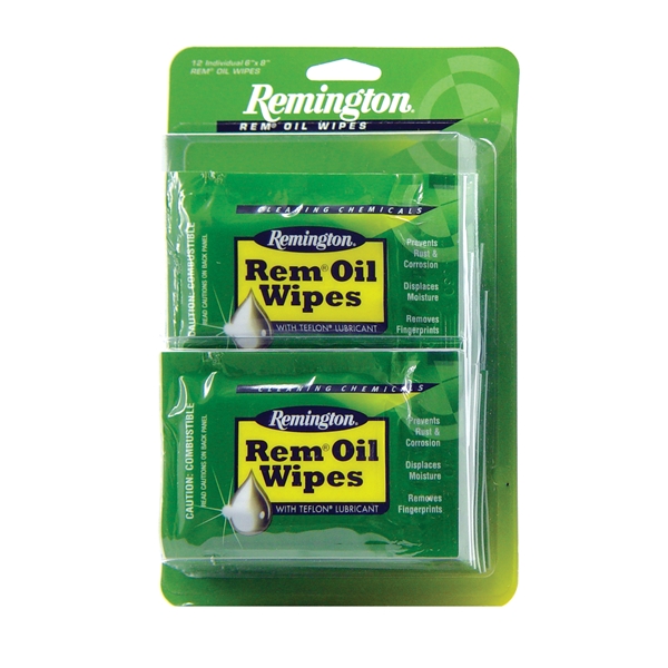Rem Rem-oil 6"x8" Wipes 12/bx