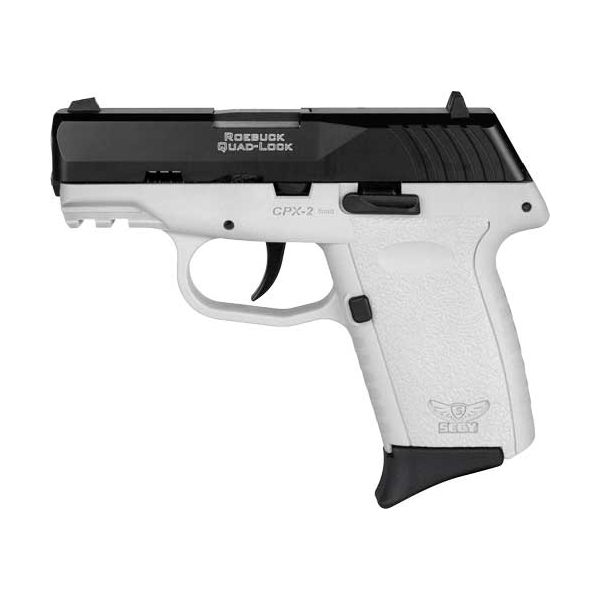 Sccy Cpx2-cb Pistol Gen 3 9mm - 10rd Black/white W/o Safety