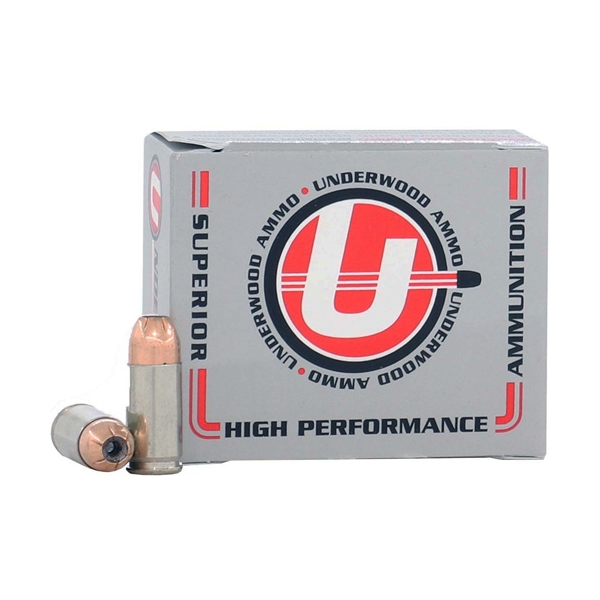 Underwood 9mm Luger +p+ 115gr - 20rd 10bx/cs Jhp