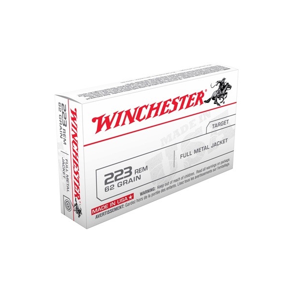 Winchester Usa 223 Remington - 20rd 50bx/cs 62gr Fmj