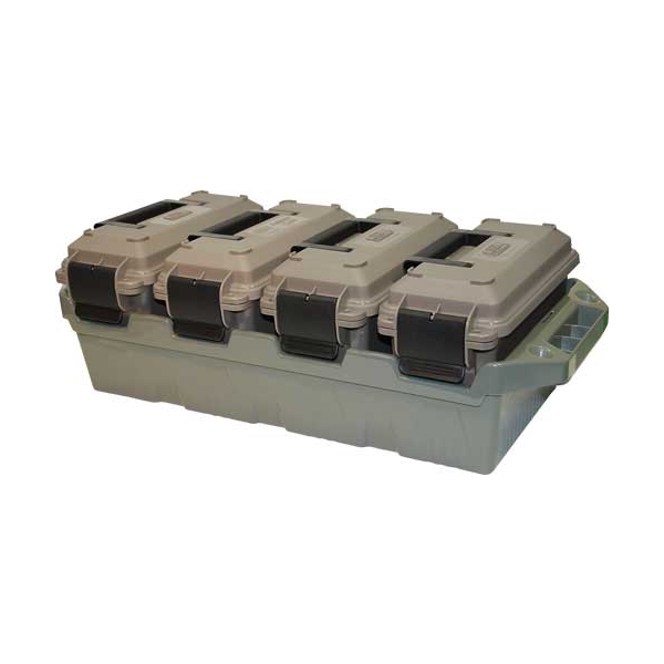 Mtm 4-can Ammo Crate W/ 4 .30 - Cal Ammo Cans Army Grn/dk Erth