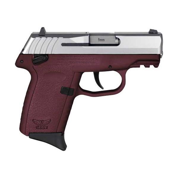 Sccy Cpx1-tt Pistol Gen 3 9mm - 10rd Ss/crimson Manual Safety