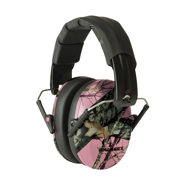 Walkers Muff Shooting Passive - Pro-low Profile 22db Pink Camo