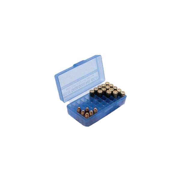 Mtm Ammo Box 9mm Luger/.380acp - 50-rounds Flip Top Style Green
