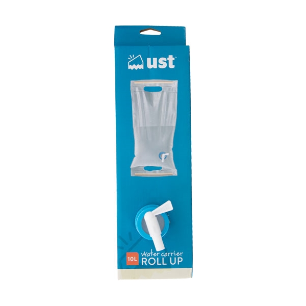 Ust Water Carrier Roll-up 10l - Clear W/one Handed Spout!