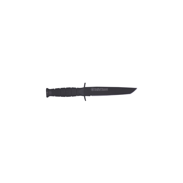 S&w Knife Ops Survival W/tanto - 6" Fixed Blade Blackened S/s