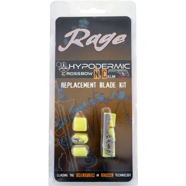 Rage Replacement Blades - Hypodermic Xbow No-collar