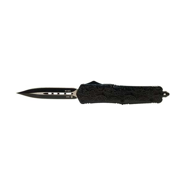 Templar Knife Large Otf Maiden - Black Gloss 3.5" Blk Dagger