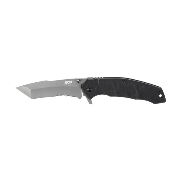 S&w Knife M&p Special Ops 4" - Tanto 4 Spring Assist Black