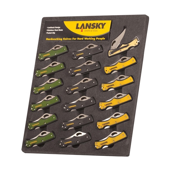 Lansky Sharpeners Small - Lockback Knife Display 18-pack