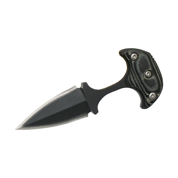 Abkt Elite Neck Knife 1.25" - Blade W/ Sheath & Neck Chain
