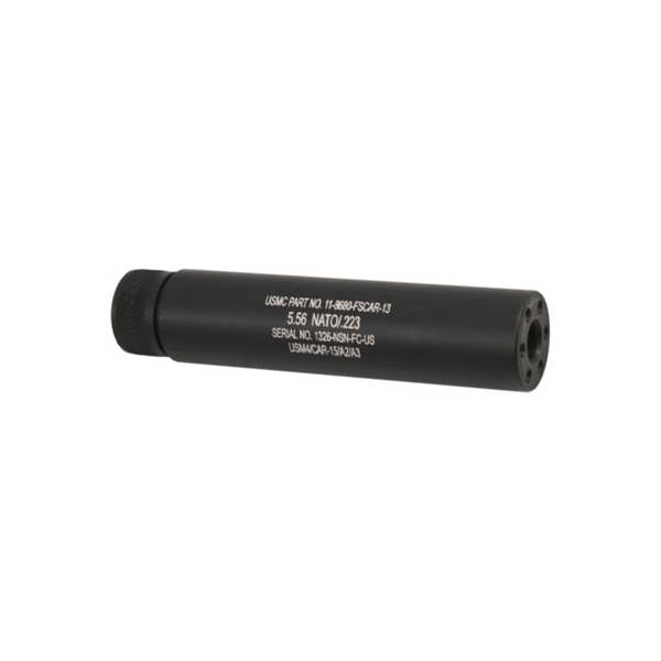 Guntec Ar15 Fake Suppressor - 5.5" 1/2x28 Threads Black