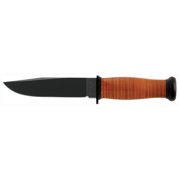 Ka-bar Mark I Navy Knife - 5-1/8" W/leather Sheath Usn