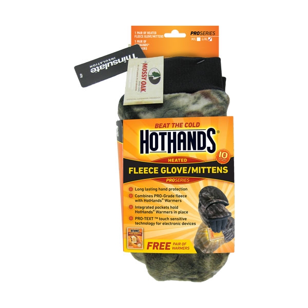 Hothands Heated Glove/mitten - Mobu W/free Pair Of Wrmr L/xl!