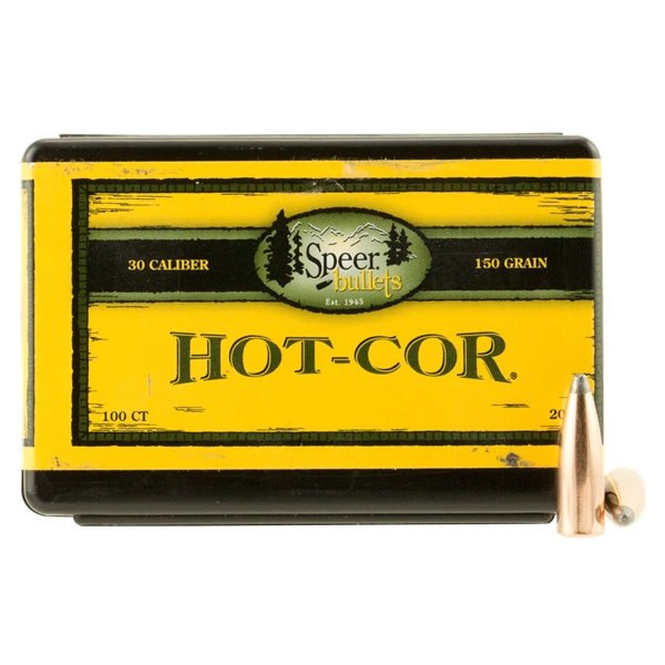 Speer Bullets Hot-cor, Speer 2023 Bull .308 150 Sptzr     100